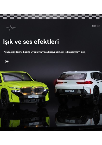 1:24 Baoma Xm Arazi Aracı Ses ve Işık Oyuncak Araba (Yurt Dışından) fırsatları