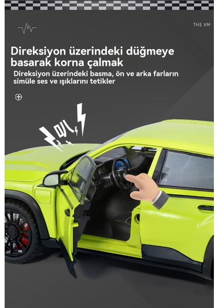 1:24 Baoma Xm Arazi Aracı Ses ve Işık Oyuncak Araba (Yurt Dışından) indirimleri