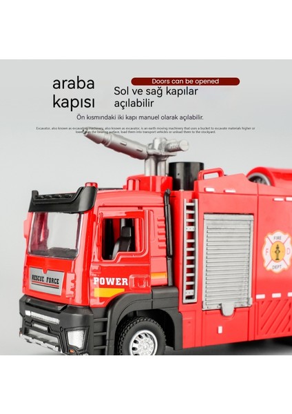 Su Spreyi Sprey Itfaiye Aracı Ses ve Işık Alaşım Araba Modeli Oyuncak (Yurt Dışından) fiyatları