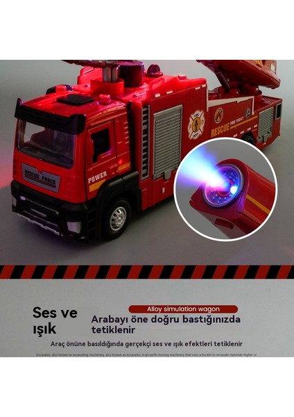 Su Spreyi Sprey Itfaiye Aracı Ses ve Işık Alaşım Araba Modeli Oyuncak (Yurt Dışından) fırsatları