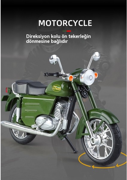 520 Motosiklet 1/10 Alaşım Araba Modeli Oyuncak (Yurt Dışından) fırsatları