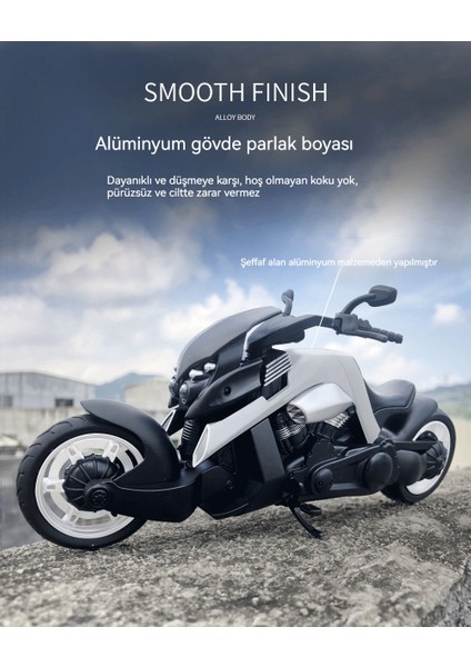 Tyrannosaurus Motosiklet 1/12 Alaşım Araba Modeli Oyuncak (Yurt Dışından) fiyatları