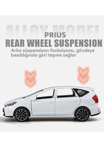 Prius 1/32 Alaşım Araba Modeli Erkek Oyuncak Süsleri (Yurt Dışından) fırsatları