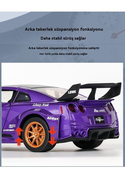 Kara Mamba Alaşım Gtr Araba Modeli Çocuk Oyuncak (Yurt Dışından) modelleri