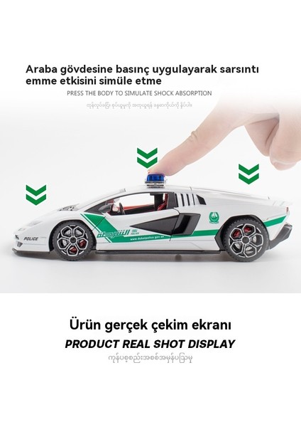 1:24 Rambo Polis Arabası Model Oyuncak Araba (Yurt Dışından) modelleri
