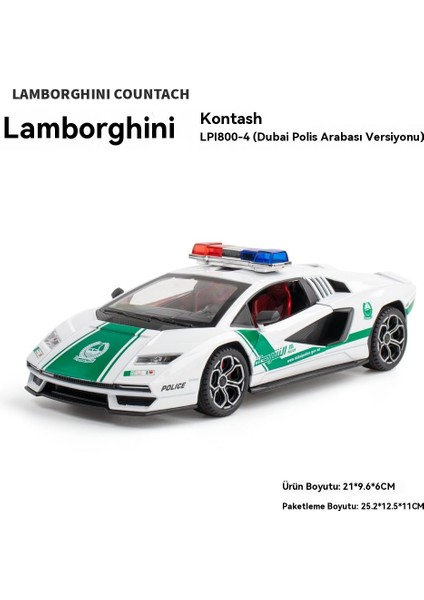 1:24 Rambo Polis Arabası Model Oyuncak Araba (Yurt Dışından) fırsatları