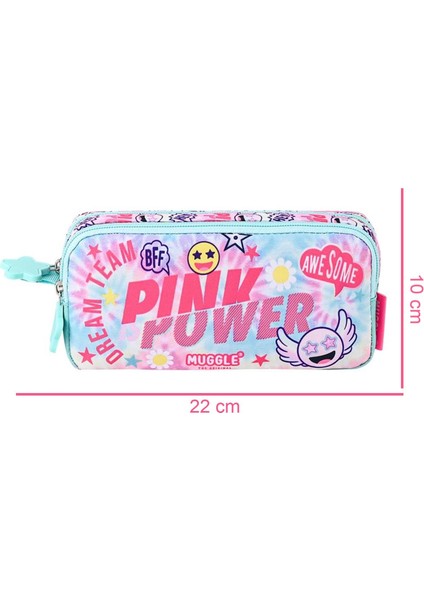 2 Bölmeli Pink Power Kalemlik Pembe (MU-5773) fiyatları