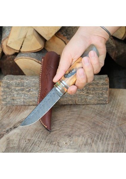 Puukko - Damascus Çelik - Koleksiyonluk ve Hediyelik Bıçak fiyatları