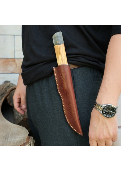 Puukko - Damascus Çelik - Koleksiyonluk ve Hediyelik Bıçak indirimleri