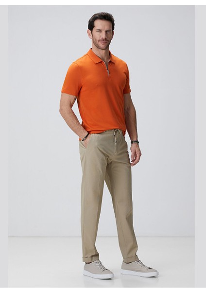 Turuncu Erkek Slim Fit T-Shirt 1093860 modelleri