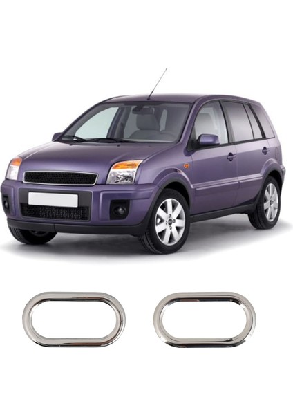 Ford Fusion Uyumlu 2002-2012 Krom Sinyal Çerçevesi 2 Parça Paslanmaz Çelik