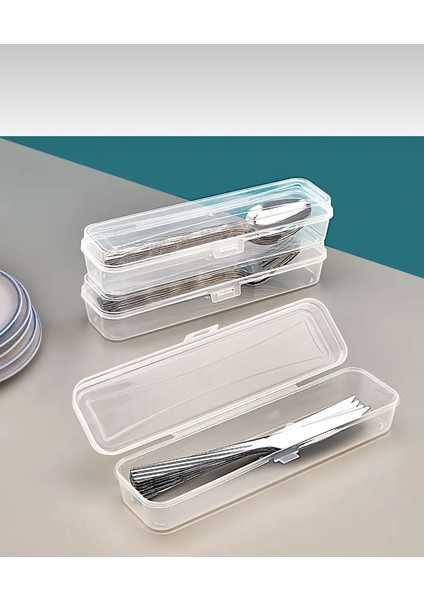 3'lü Çatal Kaşık Bıçak Saklama Kutusu, Makyaj , Kalem , Diş Fırça , Çok Amaçlı Organizer modelleri