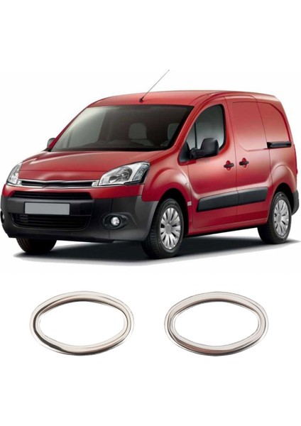 Citroen Berlnigo Minivan Uyumlu 2008 ve Üzeri Krom Sinyal Çerçevesi 2 Parça Paslanmaz Çelik fiyatları
