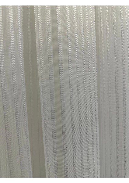 Nivemeshome Şimal Gümüş Detaylı 1/3 Sık Pileli Tül Perde Apm modelleri