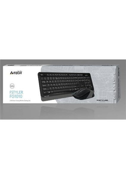 FG1010 Kablosuz Q Trk Optic Mouse Siyah/Gri Multimedya Klavye - Mouse Set modelleri