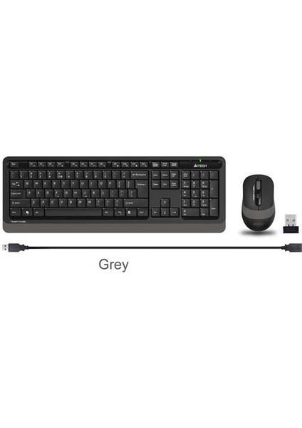 FG1010 Kablosuz Q Trk Optic Mouse Siyah/Gri Multimedya Klavye - Mouse Set fırsatları