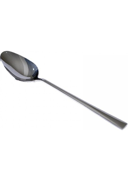 Parlak Metalik Yemek Kaşığı Seti, 12 Parça, Şık ve Dayanıklı Tasarım