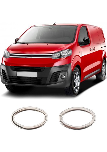 Citroen Jumpy Uyumlu 2017 ve Üzeri Krom Sinyal Çerçevesi 2 Parça Paslanmaz Çelik fiyatları
