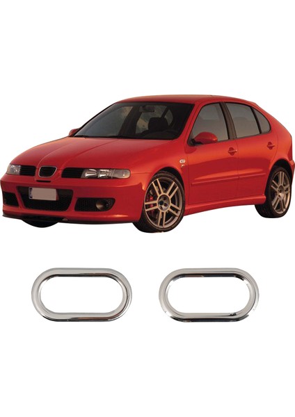 Seat Leon Uyumlu 1998-2005 Krom Sinyal Çerçevesi 2 Parça Paslanmaz Çelik fiyatları