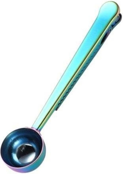 Renkli Çok Fonksiyonlu Paslanmaz Çelik Ölçü Kaşığı, Mandallı Kahve Kaşığı