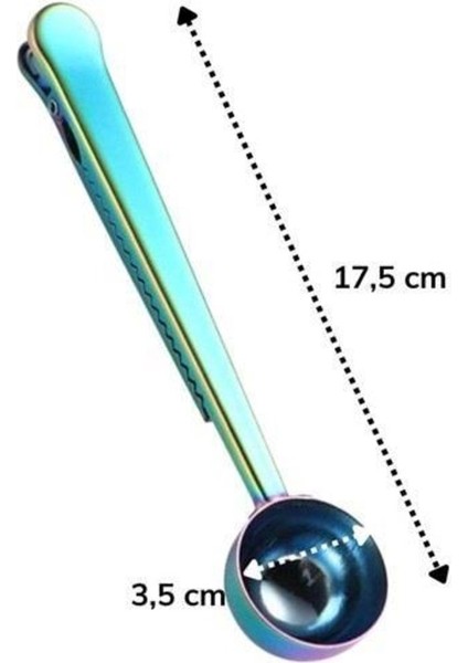 Renkli Çok Fonksiyonlu Paslanmaz Çelik Ölçü Kaşığı, Mandallı Kahve Kaşığı fiyatları