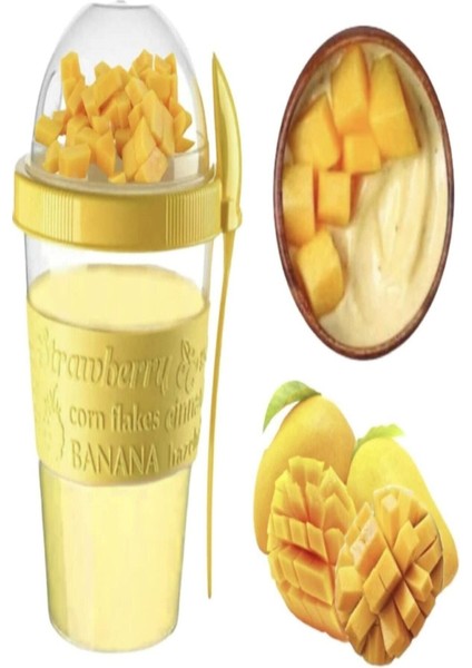 600ML Dökülmeyen Yemek Saklama Kabı, Bebek ve Diyet Için Taşınabilir Beslenme Kabı