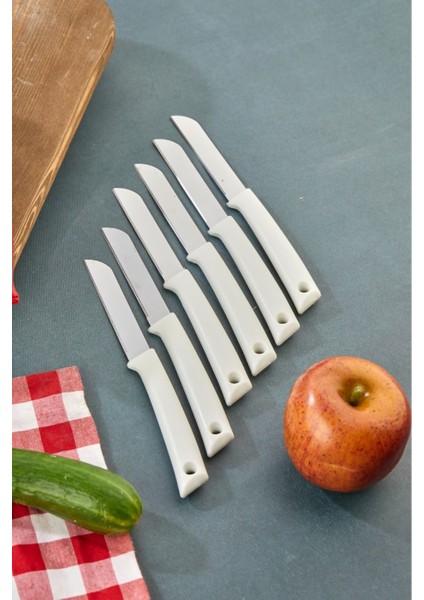 Tırtıklı 6’lı Meyve Bıçak Seti, Pratik ve Şık Mutfak Gereçleri