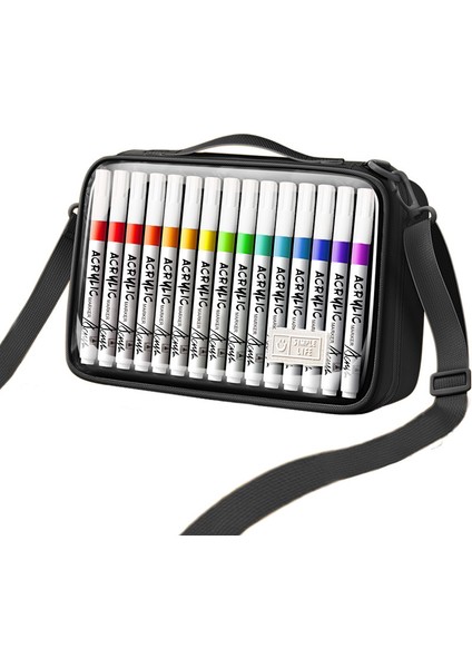 Öğrenciye Özel Suluboya Kalem Kırtasiye 60 Renk Akrilik Marker Kalem Seti (Yurt Dışından)