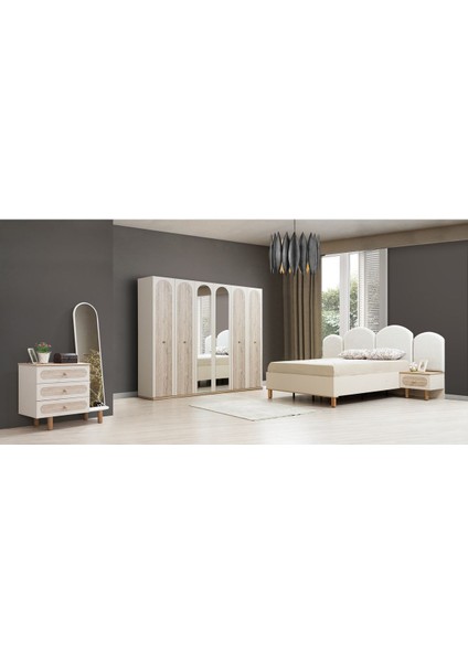 Eris Modern 6 Kapaklı Aynalı Gardırop (Dolap) modelleri