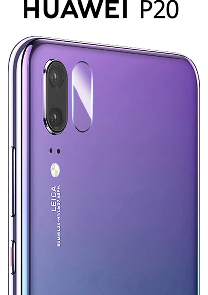 Huawei P20 Yüksek Çözünürlüklü Kamera Lens Koruma CAMI-(1903) - NEONX3265-9051