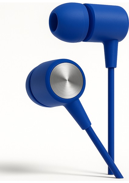 N1 Mavi – Kablolu Stereo Kulaklık (3.5mm Jak)