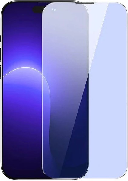 Baseus Crystal 0.3mm Anti-Blue iPhone 14 Pro Full Tempered Ekran Koruyucu 2 Adet Set - NEONX3741-11
