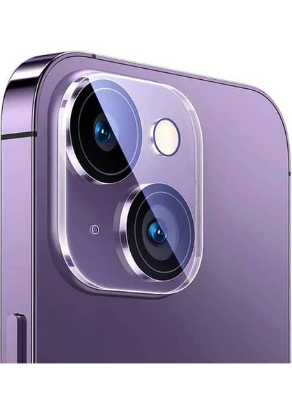 Baseus iPhone 15/15 Plus Için Crystal Serisi Hd Cam Kamera Koruyucu 2 Adet SET-(190 - NEONX5994-71