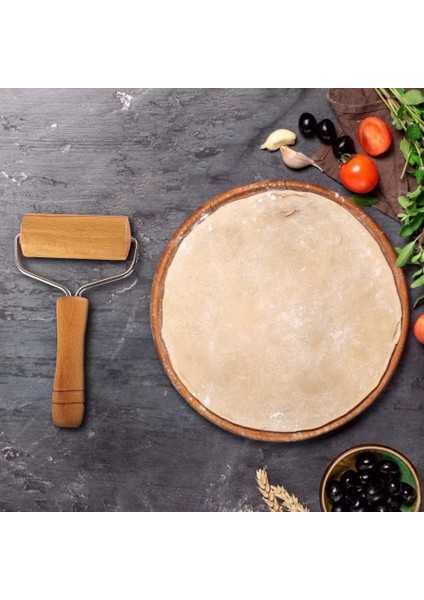 Ahşap Saplı Rulo Hamur Açıcı Merdane Pürüzsüz Oklava Pizza Börek Açma Silindir fırsatları