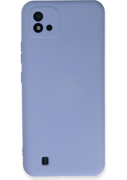 Realme C11 2021 Kılıf Nano Içi Kadife Silikon - Lila - NEONX3824-6708