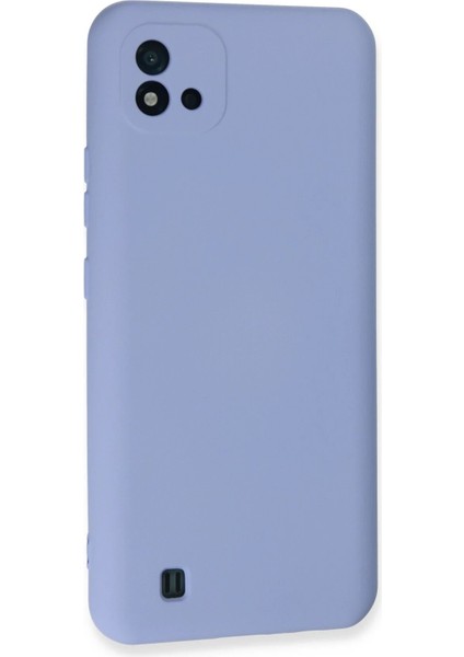 Realme C11 2021 Kılıf Nano Içi Kadife Silikon - Lila - NEONX3824-6708