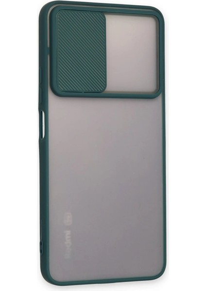 Xiaomi Redmi Note 11T Kılıf Palm Buzlu Kamera Sürgülü Silikon - Yeşil - NEONX8566-9178
