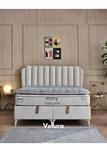 Viscopratic Ped Tek Kişilik Yatak Baza Başlık Seti (150 x 200)