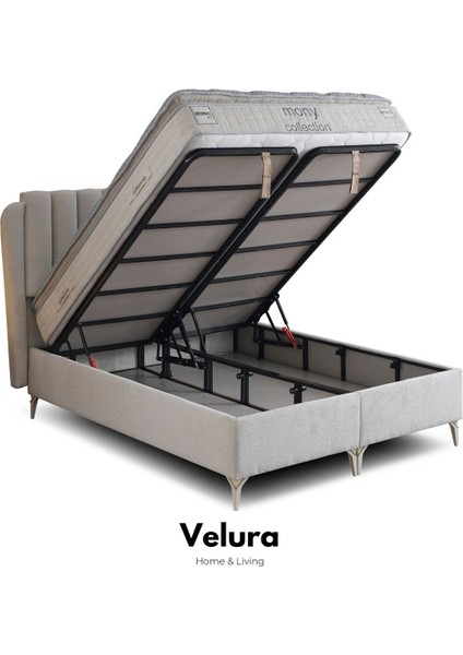 Viscopratic Ped Tek Kişilik Yatak Baza Başlık Seti (150 x 200)