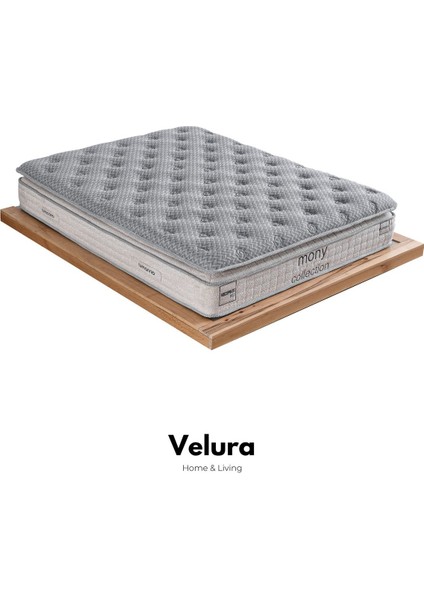 Viscopratic Ped Tek Kişilik Yatak Baza Başlık Seti (150 x 200)