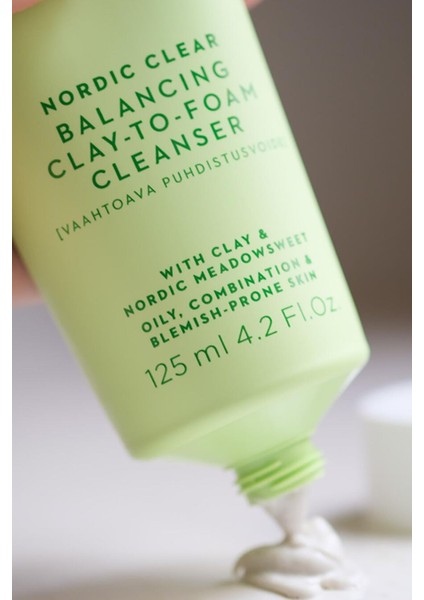 Balancing Clay-To-Foam Cleanser - Sebum Dengeleyici Kil Içerikli Köpük Temizleyici 125 ml