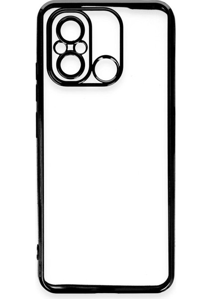 Xiaomi Redmi 12C Kılıf Lensli Silikon - Siyah - NEONX2159-1559