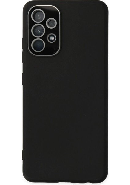 Samsung Galaxy A33 5g Kılıf Lansman Glass Kapak - Siyah - NEONX4746-8173
