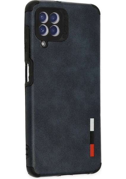 Samsung Galaxy A22 Kılıf Loop Deri Silikon - Lacivert - NEONX7984-6554