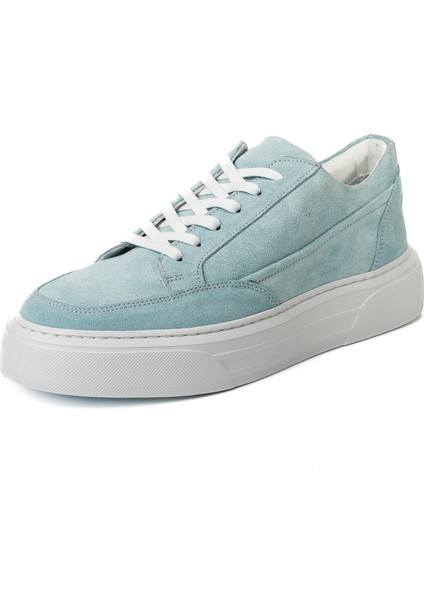 Ephesus Model Gerçek Deri Erkek Gök Mavi Casual Ayakkabı - Erkek Günlük Ayakkabı