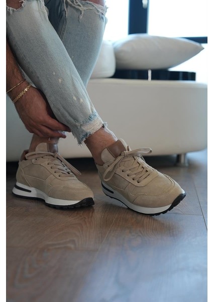 Livius Model Gerçek Deri Erkek Camel Casual Ayakkabı - Erkek Günlük Ayakkabı
