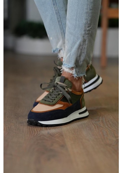 Pergamon Model - Gerçek Deri Erkek Sneaker - Erkek Günlük Spor Ayakkabı indirimleri