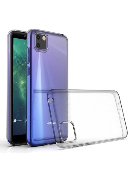 Huawei Y5P Kılıf Lüx Şeffaf Silikon - Şeffaf - NEONX1200-1682 modelleri