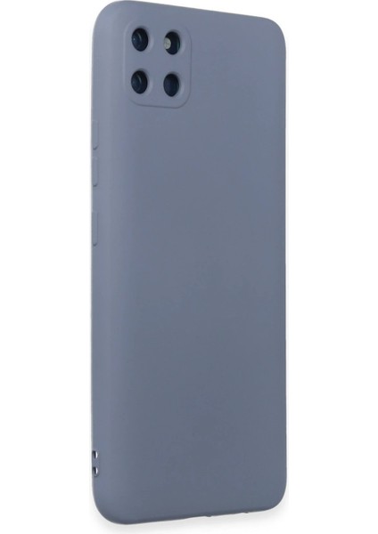 Realme C11 Kılıf Nano Içi Kadife Silikon - Gri - NEONX7498-1830