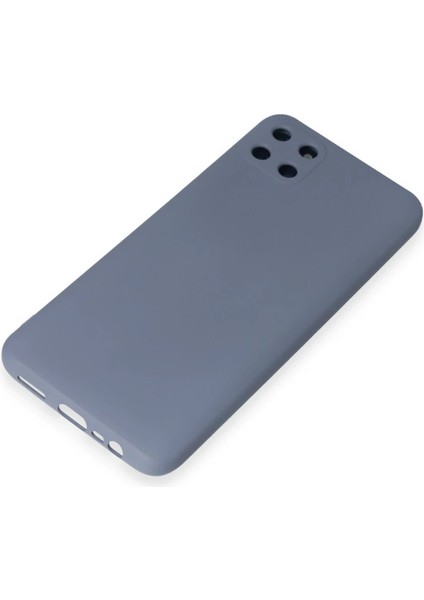 Realme C11 Kılıf Nano Içi Kadife Silikon - Gri - NEONX7498-1830